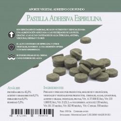 Pastilla adhesiva espirulina